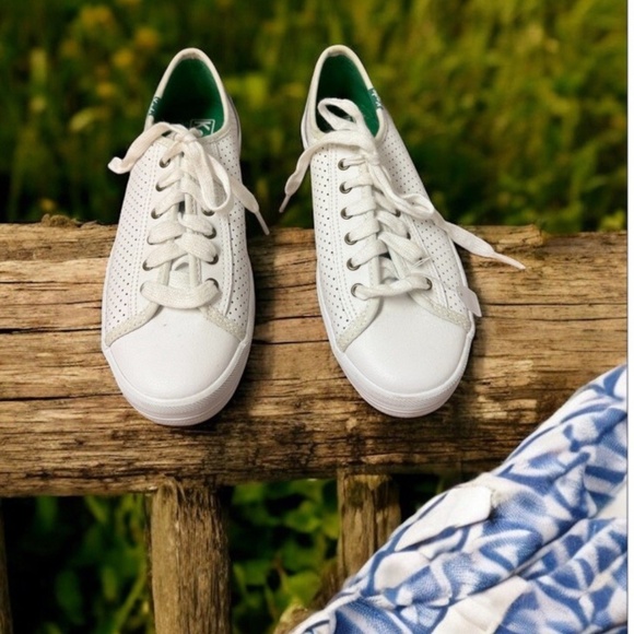 Keds Shoes - Keds, Woman, Casual Shoes, White, Size 6, Fake leather, Lace Up, Ortholite.!